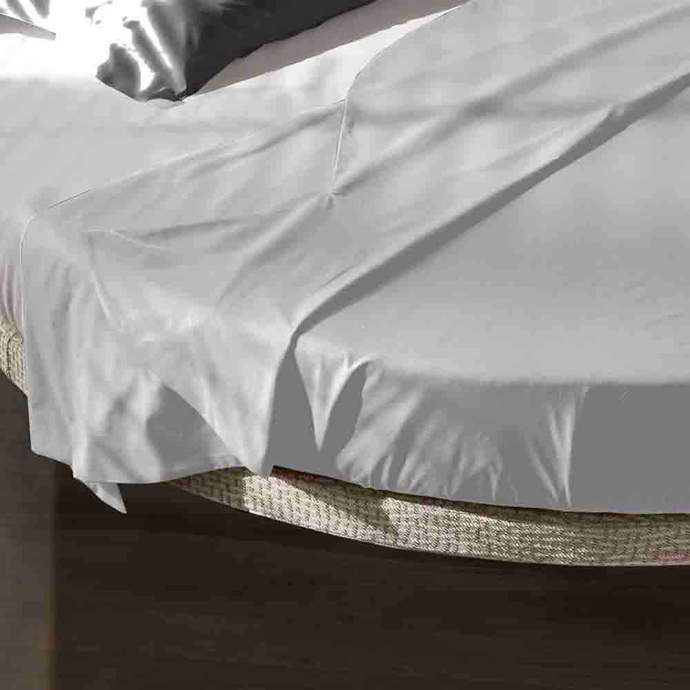 Runder Möbeluntersetzer zur Erhöhung von Betten Tischen und anderen Möbeln weiß 4 Stück strapazierfähig 2 inches weiß plastik