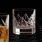 12 Glas Whisky oder Wasser Luxus Modernes Design in Kristall - Arrhythmie Viadurini