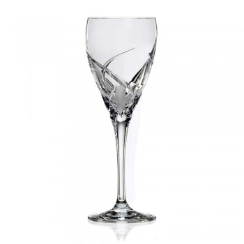 12 Gläser für Weißwein im ökologischen Kristall-Luxus-Design - Montecristo