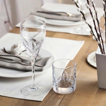 12 Gläser für Weißwein im ökologischen Kristall-Luxus-Design - Montecristo