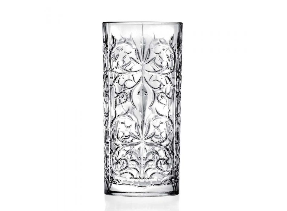12 Tumbler Tall Highball Cocktailglas oder luxuriös dekoriertes Wasser - Schicksal