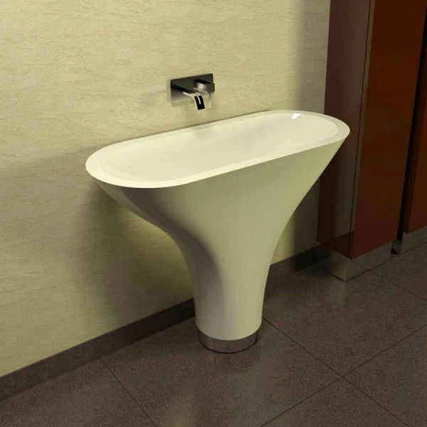 Standwaschbecken in modernem design flounder made in italy