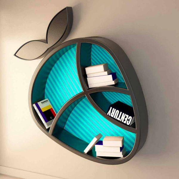 Design wandregal made in italy poppy book