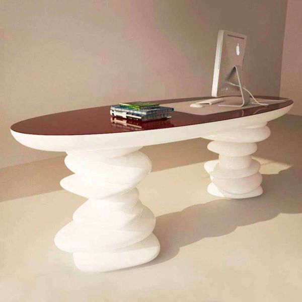 Schreibtisch in modernem design aldington von hand hergestellt