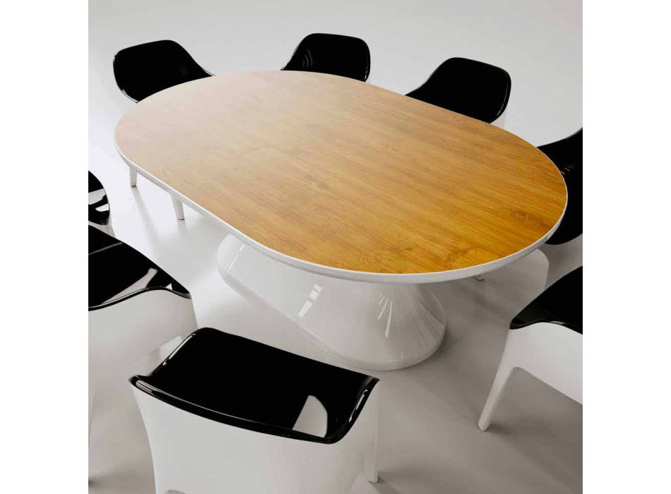 Schreibtisch Büro Design Mittagessen Tabelle Made in Italy Viadurini