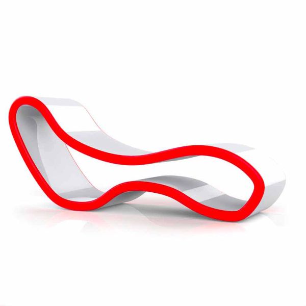 Chaise longue in modernem design made in italy