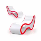 Chaiselongue Entwurf Lory Made in Italy Viadurini