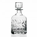 2 ökologische Kristall-Whiskyflaschen mit Deckel, Vintage-Dekorationen - Arrhythmie