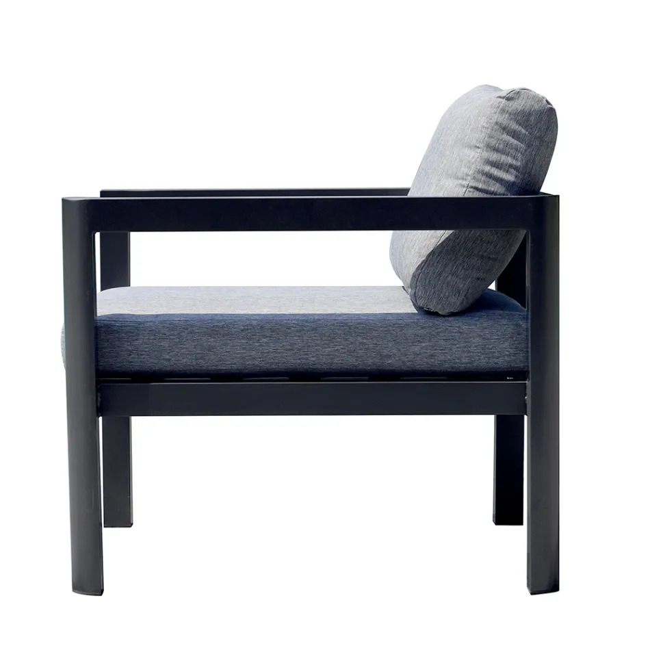 2 Gartenstühle aus Aluminium und Polyesterkissen - Mickey Mouse Viadurini