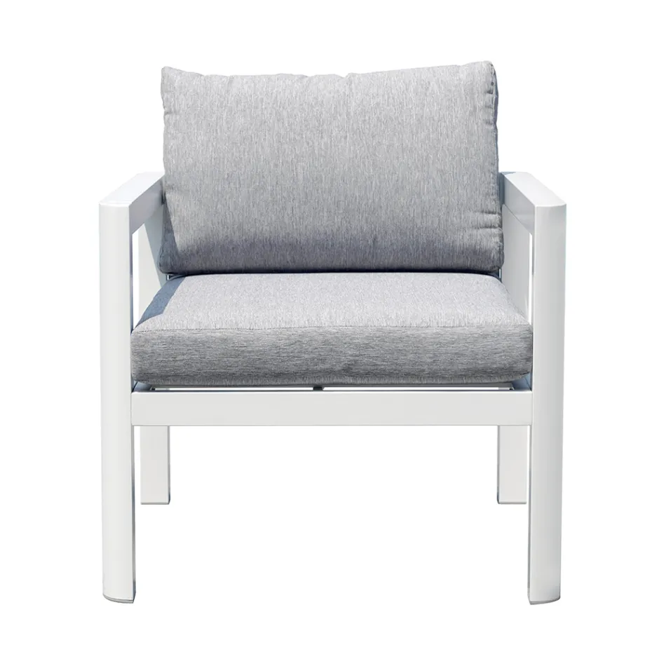 2 Gartenstühle aus Aluminium und Polyesterkissen - Mickey Mouse Viadurini