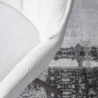 2 Indoor-Stühle aus bronzefarbenem Metall mit Sitzfläche aus Bliss-Stoff - Varen Viadurini