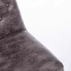 2 Esszimmerstühle mit gepolstertem und gepolstertem Sitz Homemotion - Mania Viadurini