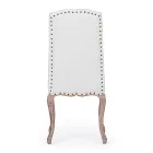 2 Esszimmerstühle mit gepolstertem und gepolstertem Sitz Homemotion - Mania Viadurini