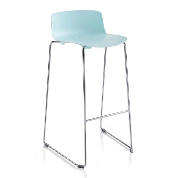 2 reckhocker aus metall und polypropylen made in italy - chrissie