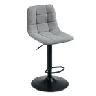 2 Wohnzimmerhocker mit Stoffsitz in verschiedenen Farben - Corrente Viadurini