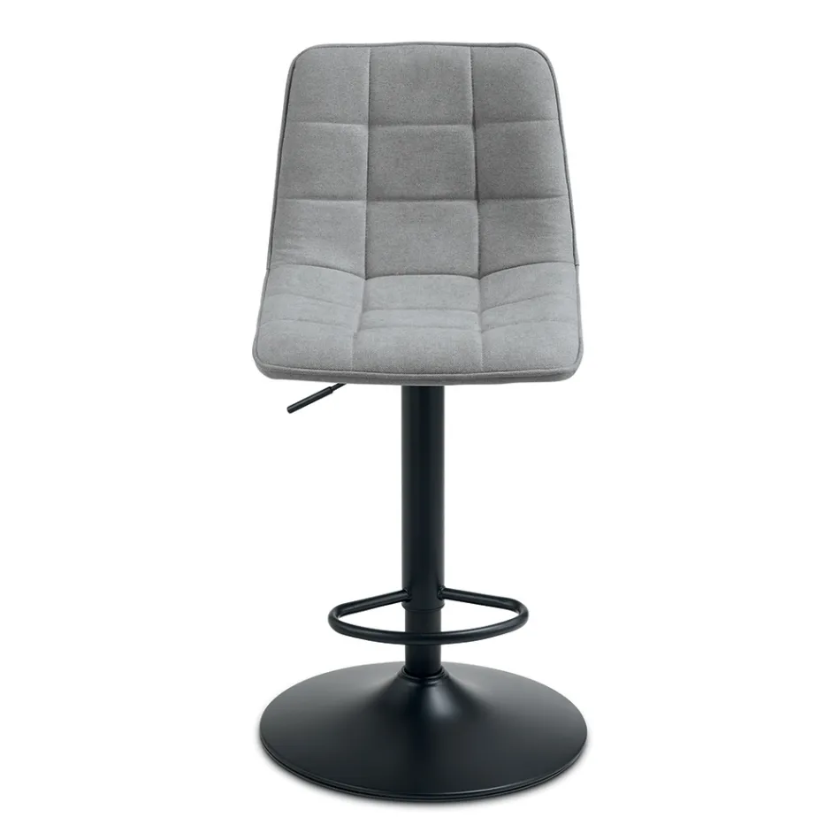 2 Wohnzimmerhocker mit Stoffsitz in verschiedenen Farben - Corrente Viadurini