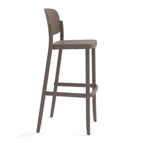 2 stapelbare außenhocker aus polypropylen made in italy - calista