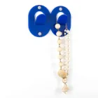 3 Wandhalterungen aus farbigem Plexiglas Double Italian Design mit Clip - Freddie Viadurini