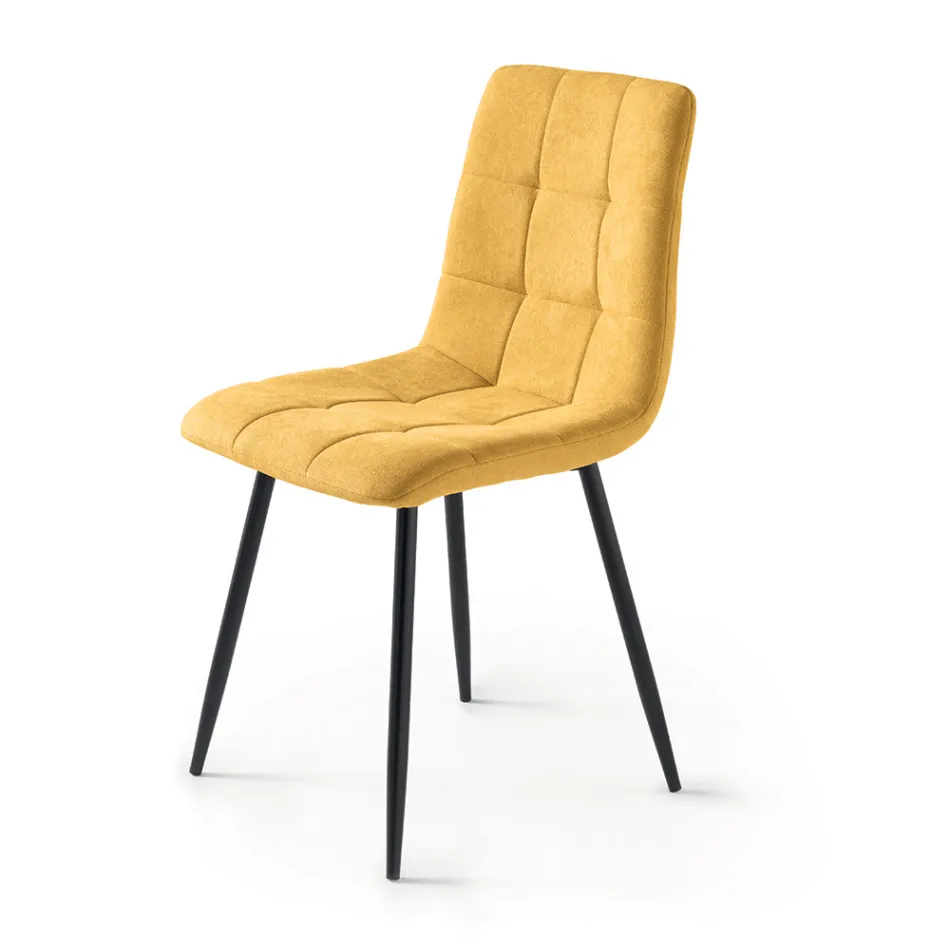 4 Wohnzimmersessel mit Stoffsitzen in verschiedenen Farben - Aktuell Viadurini