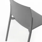 4 stapelbare Stühle komplett aus Polypropylen in verschiedenen Farben – Mojito Viadurini