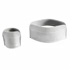 4-teiliges Schreibtischzubehör aus regeneriertem Leder Made in Italy - Ebe Viadurini