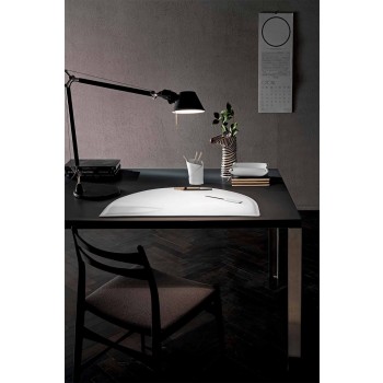 Schreibtischzubehör aus regeneriertem Leder 4 Stück Made in Italy - Medea