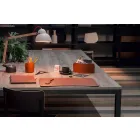 Zubehör 5-teiliger Schreibtisch aus regeneriertem Leder Made in Italy - Brando Viadurini