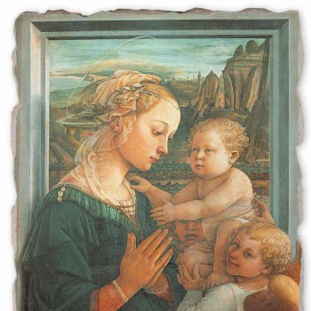 Fresko getan in der italienischen Filippo Lippi &quot;Madonna mit Kind&quot;
