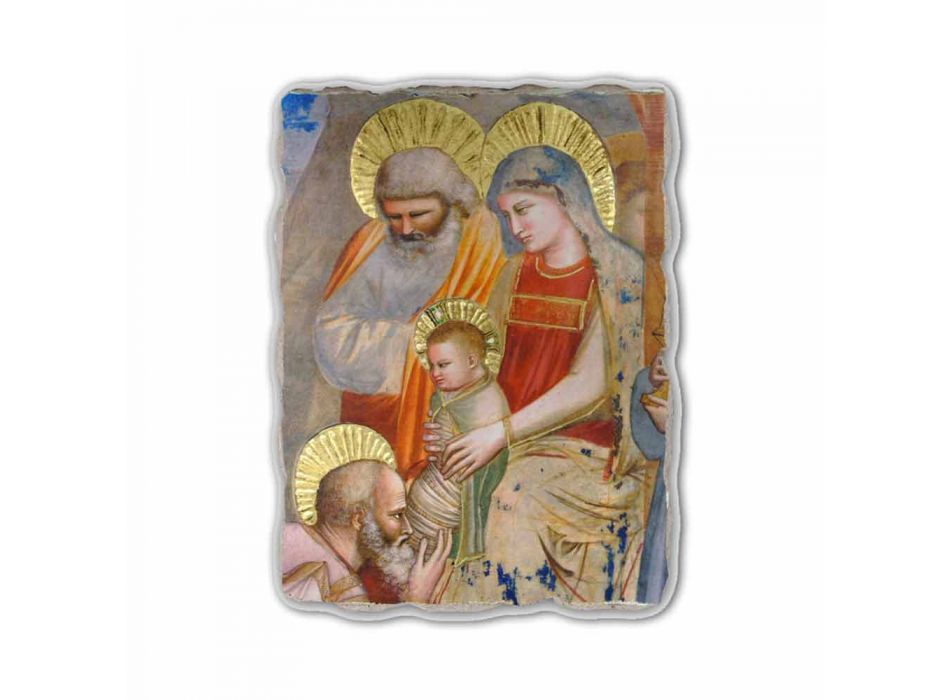 Giotto Fresko &quot;Anbetung der Könige&quot; in Italien handgefertigt Viadurini
