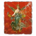 Großes Fresko Pompeji der Musenzyklus