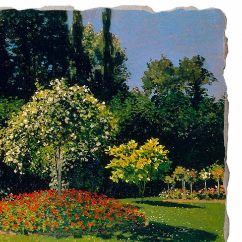 Grosses Fresko Claude Monet Frau Im Garten Von Sainte Adresse