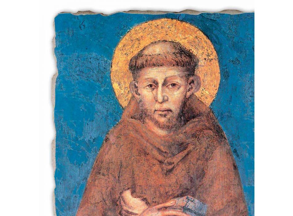 Fresko Reproduktion Cimabue &quot;San Francesco&quot; XIII Jahrhundert