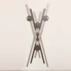 Wandhalter Modernes Design Farbiges Holz für den Eingang - Picasso Viadurini