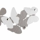 Wandhänger mit Design Schmetterlinge 5pomelli made in Italy Brice Viadurini