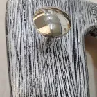 Wandhänger Design Hand-Dekor in Holt Silberblatt Viadurini