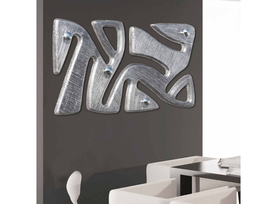 Wandhalter von Hand mit Blattsilber Design Holt dekoriert Viadurini
