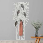 Wandgarderobe aus farbigem Holz mit modernem Design - Alberuccell Viadurini