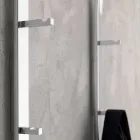 Metallwand Kleiderbügel mit 2 Haken und LED-Licht Made in Italy - Osmio Viadurini