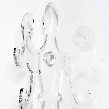 Design Kleiderbügel aus transparentem oder geräuchertem Plexiglas - Baden
