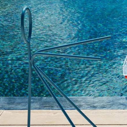 3-teiliger Garderobenständer aus Stahl Made in Italy - Steward by Myyour Viadurini