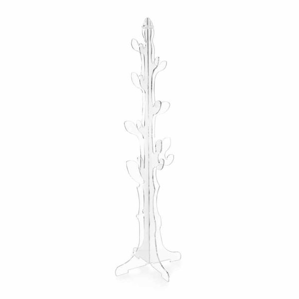 Boden kleiderbügel in transparentem plexiglas design für den eingang - alibi