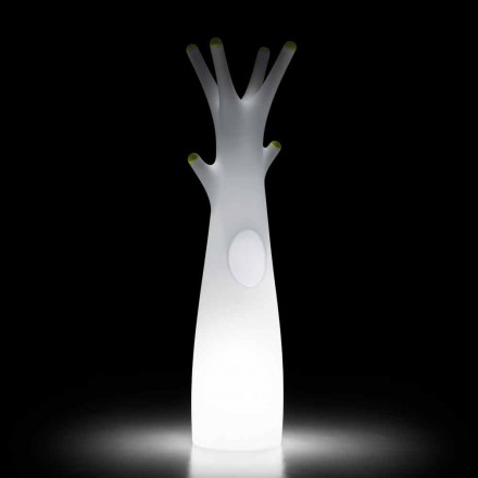 Leuchtender Kleiderständer aus Polyethylen mit LED-Licht Made in Italy - Oldia Viadurini