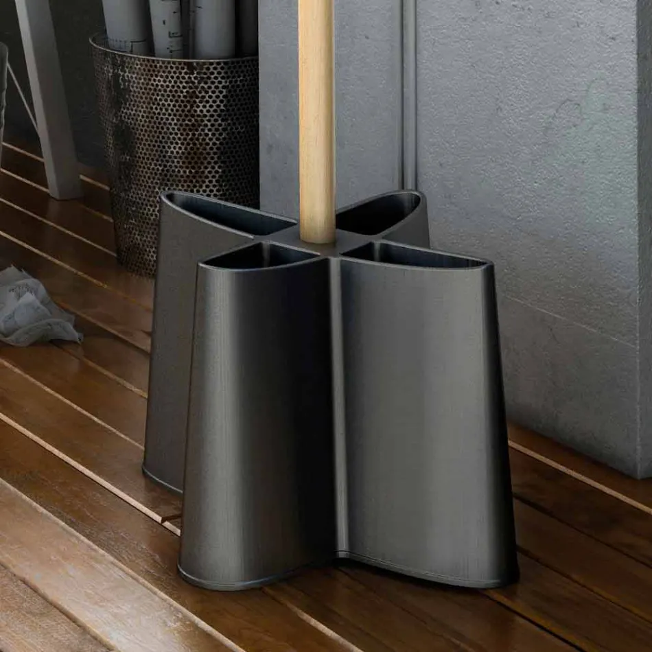 Regenschirmbügel aus natürlicher Buche und Nurri-Polypropylen Viadurini