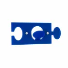 Wandhalterungen aus farbigem Plexiglas Single Design 4 Stück - Fratack Viadurini