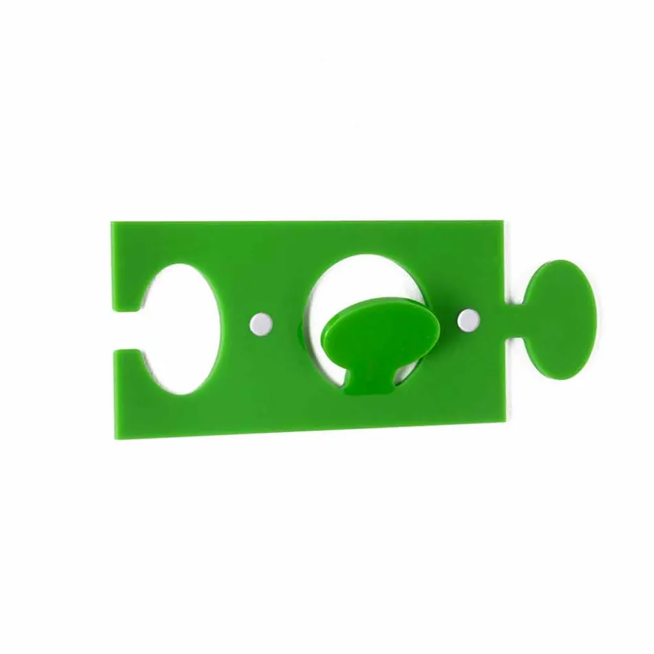 Wandhalterungen aus farbigem Plexiglas Single Design 4 Stück - Fratack Viadurini