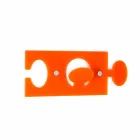 Wandhalterungen aus farbigem Plexiglas Single Design 4 Stück - Fratack Viadurini