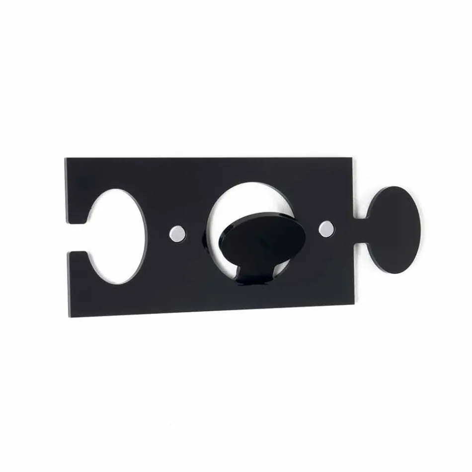 Wandhalterungen aus farbigem Plexiglas Single Design 4 Stück - Fratack Viadurini