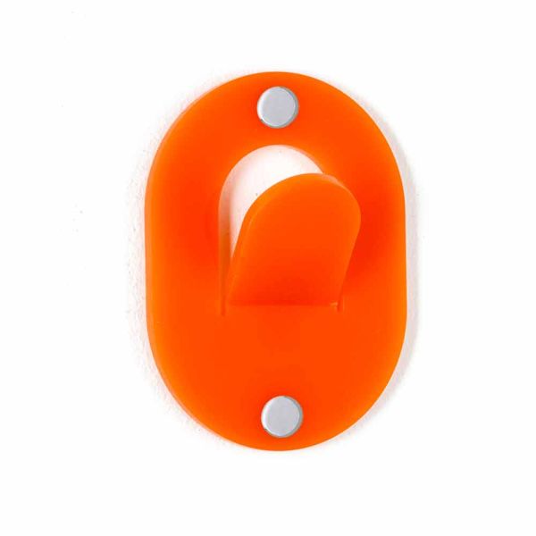 Wand kleiderbügel aus farbigem plexiglas 5 stück clip design - freddie