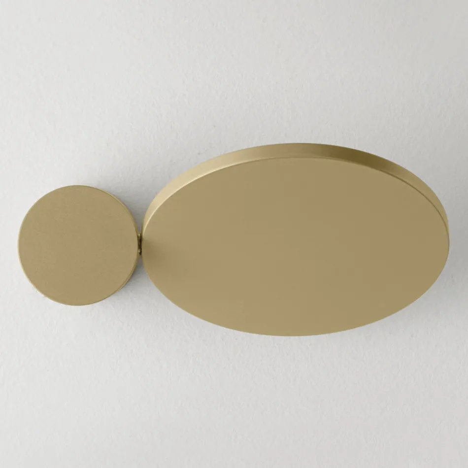 345° drehbare Metall-Wandleuchte Made in Italy - Lumi Viadurini