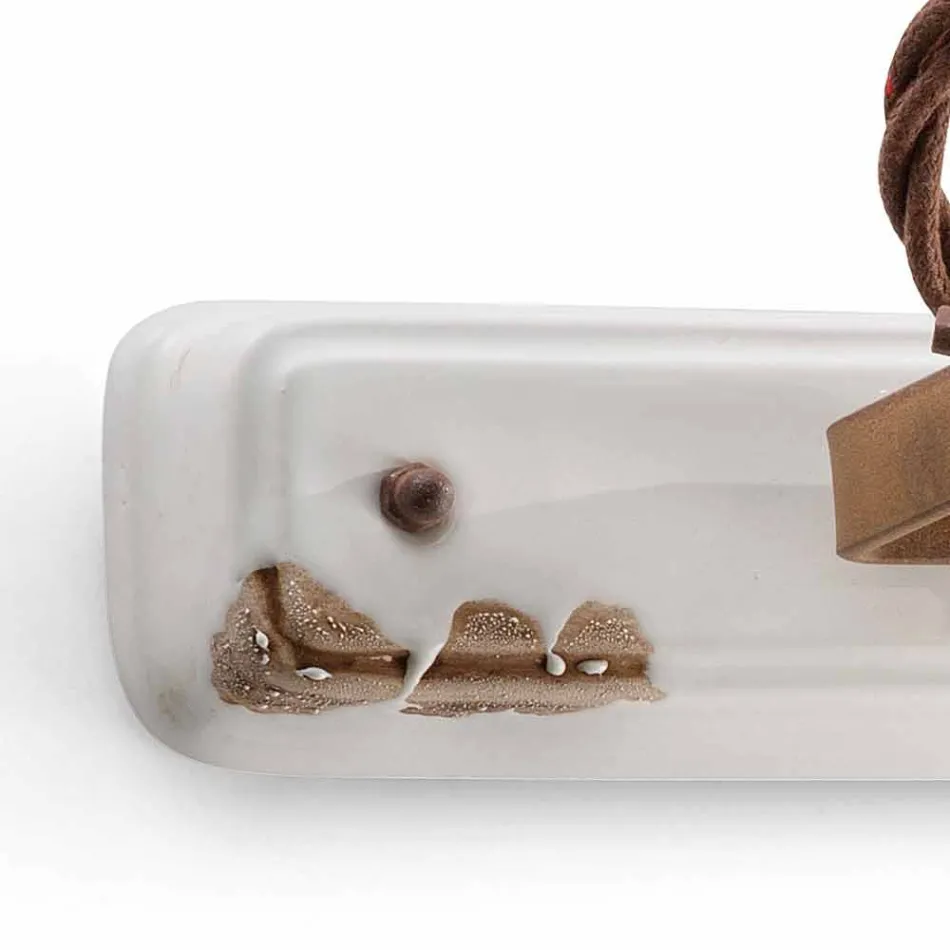 Applique zwei Scheinwerfer Amelia Ferroluce Handwerk Viadurini